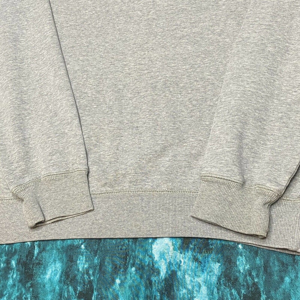 Nike Mini Swoosh Sweatshirt XL Heather Gray Crew - Picture 5 of 10